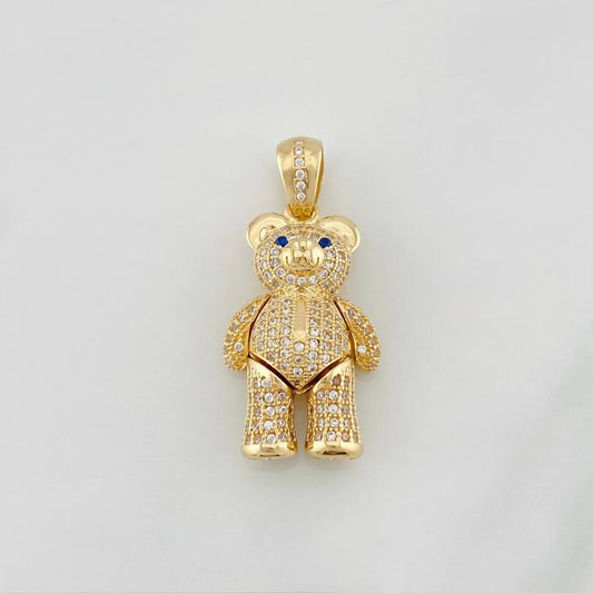 Pendant Bear 8.9g / 1 1/4 in Yellow Gold 18K