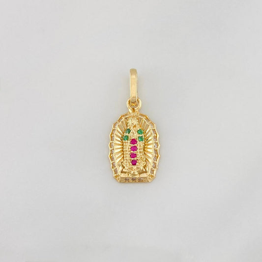 Dije Virgen de Guadalupe 1.3g / 3/4 in Oro Amarillo 18K
