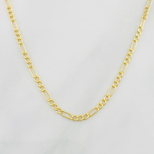 Cadena Figaro 1.55g / 18 in / 1.7mm Oro Amarillo 18K