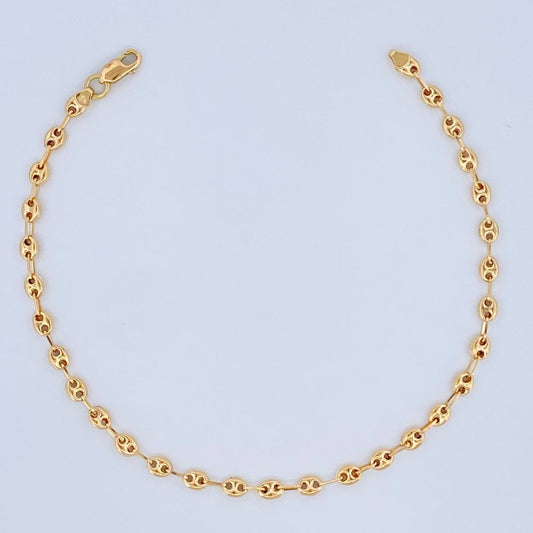 Pulso Gc 2.4gr / 7 3/4 in / 3.3mm Oro Amarillo 18K $
