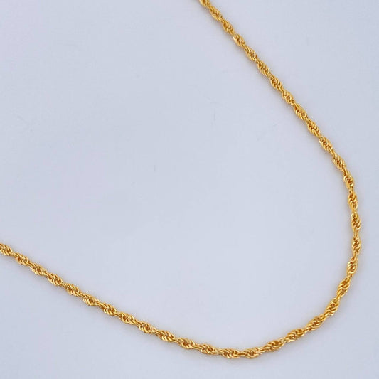 Cadena Lazo 2.25gr / 23 1/2 in / 1.75mm Oro Amarillo +3 18K %