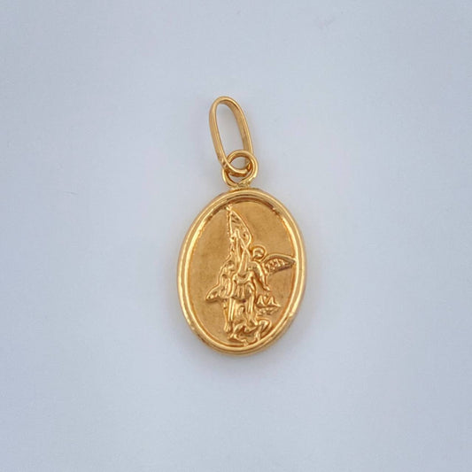 Dije San Miguel 0.5gr / 3/4 in / Oro Amarillo 18K $
