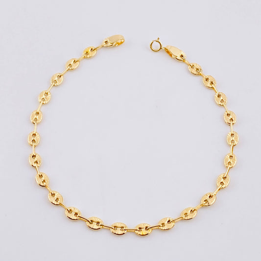 Pulso GC Diamantado 2.65g / 7 3/4 in / 2.4mm Oro Amarillo 18K