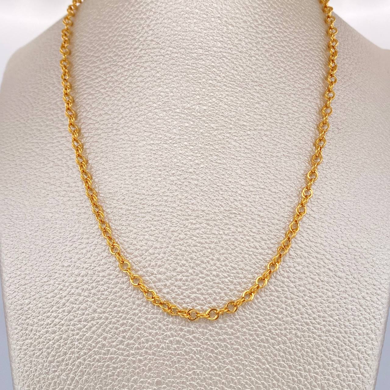 Cadena Roll-On 4.05gr / 19 3/4 in / 3mm Oro Amarillo +3 18K & Cadena Roll-On 4.05gr / 19 3/4 in / 3mm Oro Amarillo +3 18K &