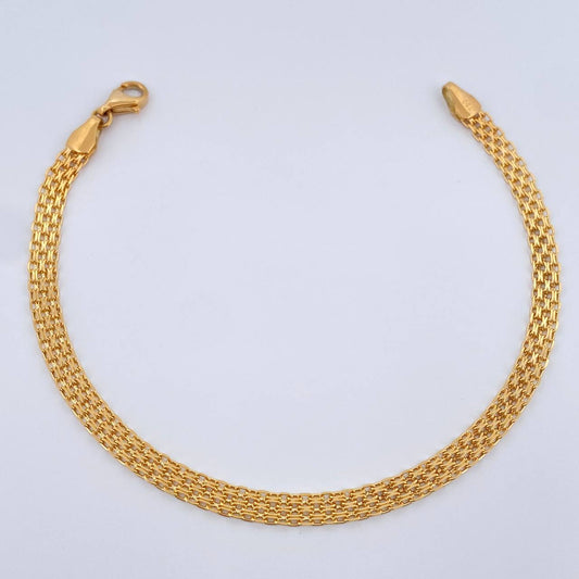 Pulso China 4.8gr / 7 3/4 in / 4.3mm Oro Amarillo +1 18K &