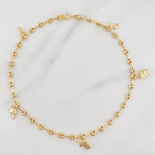Anklet GC 4.05g / 10 1/4 in / 3.31mm Yellow Gold 18K
