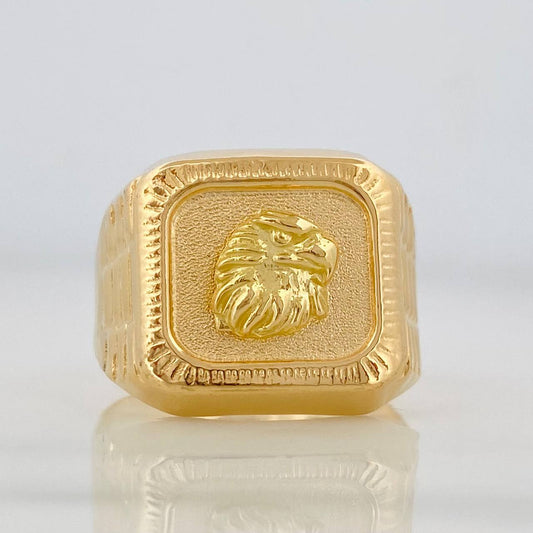 Eagle Ring 3.55g / Size 8 3/4 Yellow Gold 18K