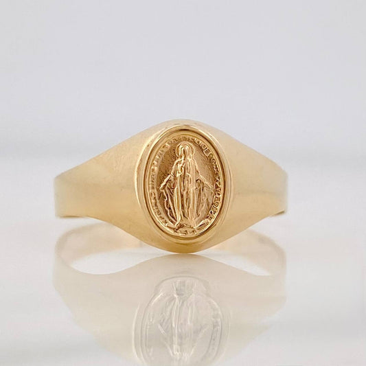 Anillo Virgen Milagrosa 3.25g / T9 1/2 Oro Amarillo 18K