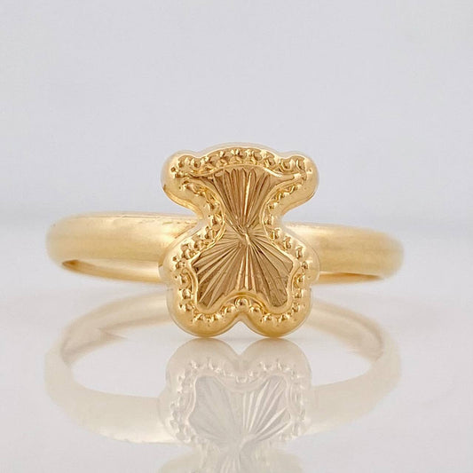 Anillo Ts 1.2g / T9 Oro Amarillo 18K