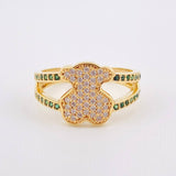 Anillo Oso 3.45gr / T6 3/4 / Oro Amarillo 18K © Anillo Oso 3.45gr / T6 3/4 / Oro Amarillo 18K ©