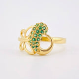 Anillo Mariposa 2.5gr / T6 1/4 / Oro Amarillo 18K © Anillo Mariposa 2.5gr / T6 1/4 / Oro Amarillo 18K ©