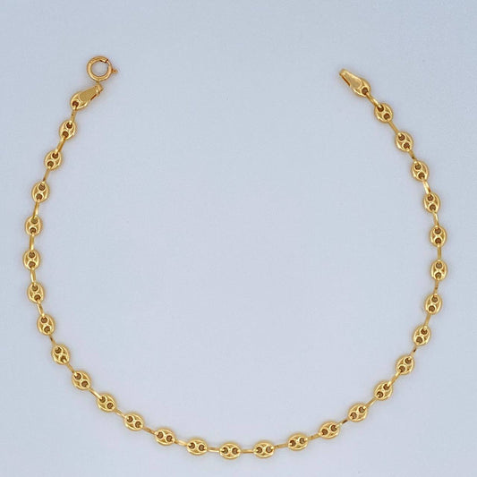 Pulso GC 1.95gr / 7 1/4 in / 3mm Oro Amarillo 18K &