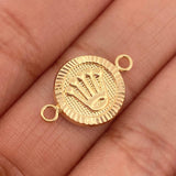 Herraje Corona 0.8gr / 1/2 in / Oro Amarillo 18K % Herraje Corona 0.8gr / 1/2 in / Oro Amarillo 18K %