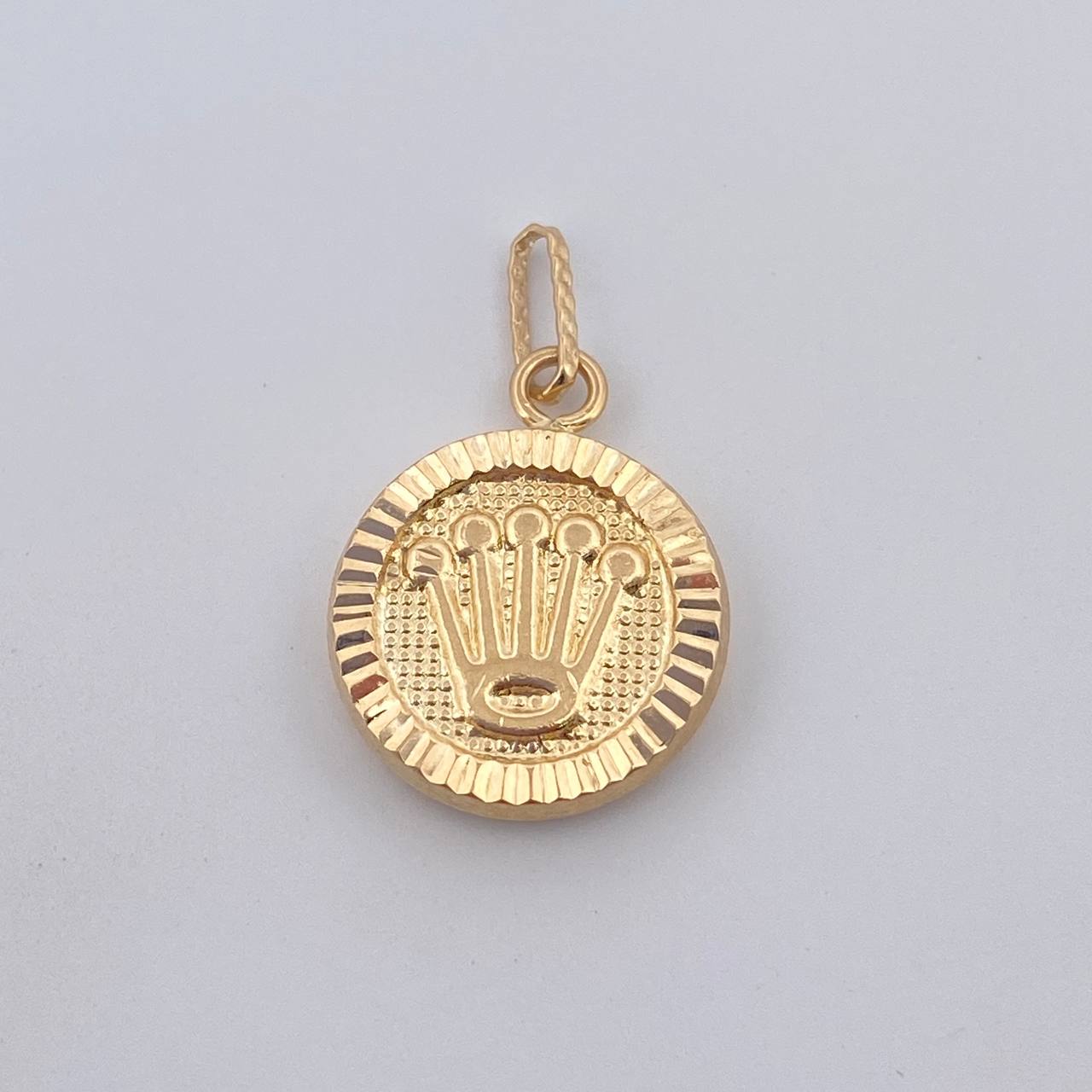 Dije Corona 1gr / 1 in / Oro Amarillo 18K % Dije Corona 1gr / 1 in / Oro Amarillo 18K %