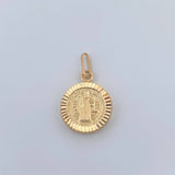 Dije San Benito 0.95gr / 3/4 in / Oro Amarillo 18K % Dije San Benito 0.95gr / 3/4 in / Oro Amarillo 18K %