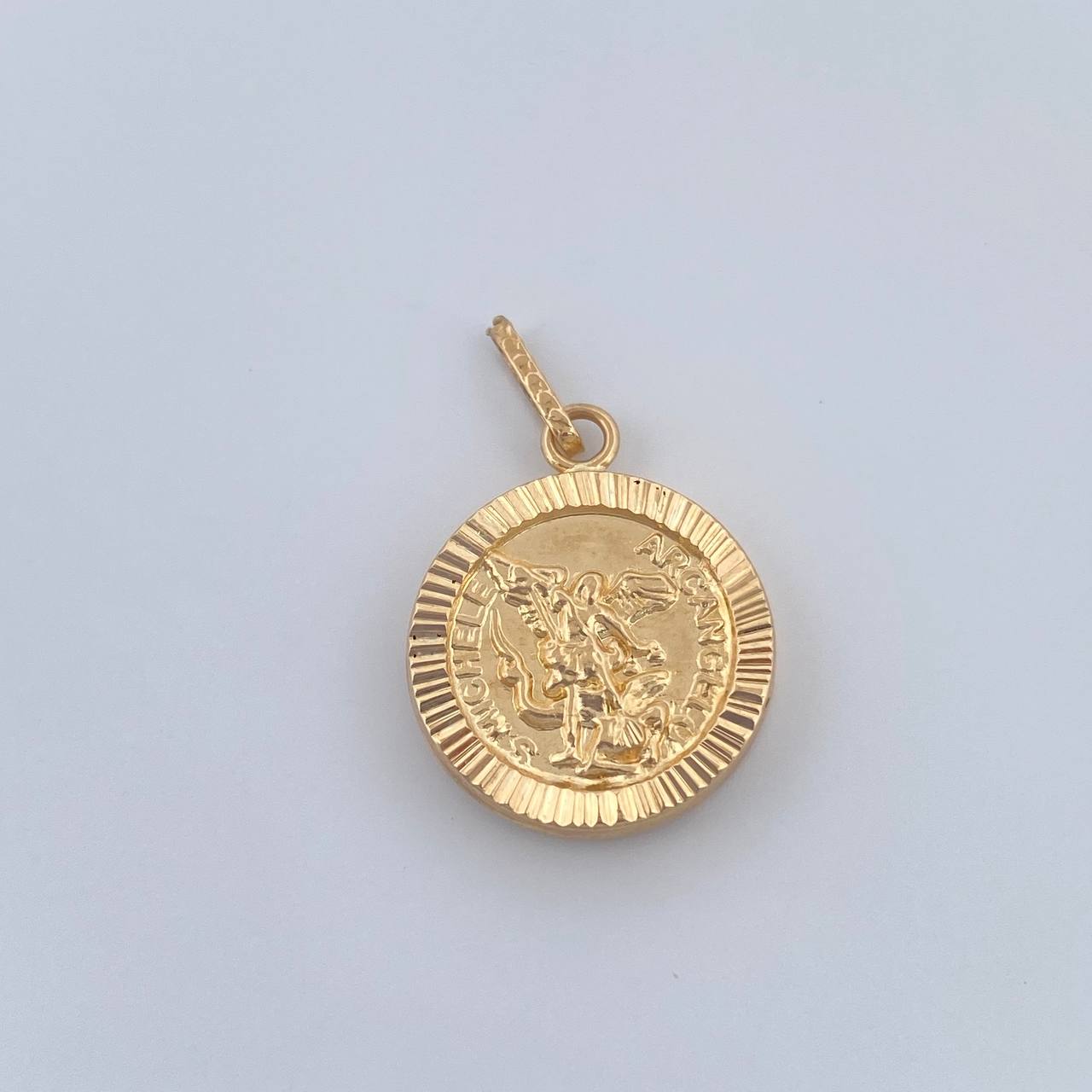 Dije San Miguel 1.35gr / 1 in / Oro Amarillo 18K & Dije San Miguel 1.35gr / 1 in / Oro Amarillo 18K &