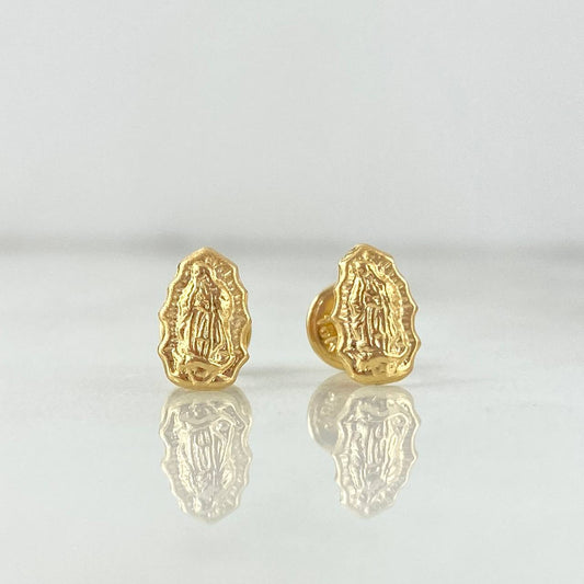 Topos Virgen De Guadalupe 0.75 g / in / 10.3 mm Oro Amarillo 18K