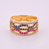 Anillo Carril Olas 4.45gr / T8 1/2 / Oro Amarillo 18K Anillo Carril Olas 4.45gr / T8 1/2 / Oro Amarillo 18K