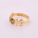 Anillo Trio Oso 2.9gr / T7 / Oro Amarillo 18K Anillo Trio Oso 2.9gr / T7 / Oro Amarillo 18K