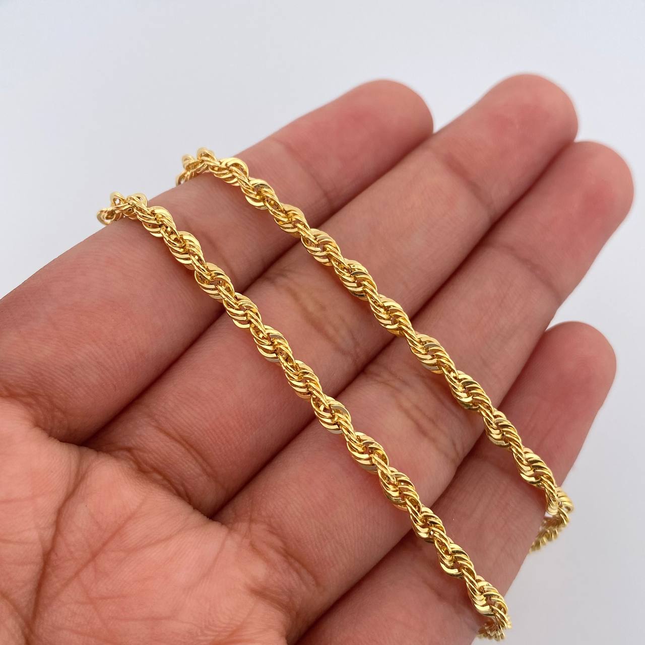 Cadena Lazo 4.95gr / 21 3/4 in / 3mm Oro Amarillo +3 18K % Cadena Lazo 4.95gr / 21 3/4 in / 3mm Oro Amarillo +3 18K %