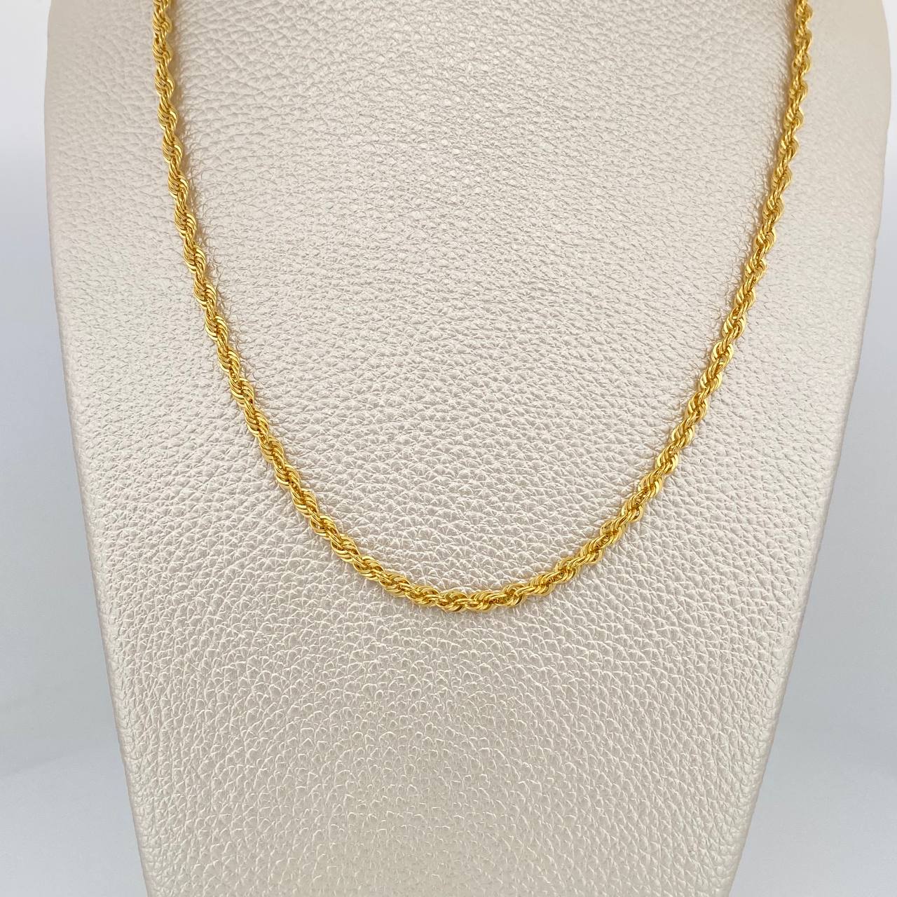 Cadena Lazo 4.95gr / 21 3/4 in / 3mm Oro Amarillo +3 18K % Cadena Lazo 4.95gr / 21 3/4 in / 3mm Oro Amarillo +3 18K %
