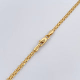 Cadena China 3.05gr / 19 3/4 in / 2.1mm Oro Amarillo +1 18K & Cadena China 3.05gr / 19 3/4 in / 2.1mm Oro Amarillo +1 18K &