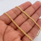 Cadena China 3.05gr / 19 3/4 in / 2.1mm Oro Amarillo +1 18K & Cadena China 3.05gr / 19 3/4 in / 2.1mm Oro Amarillo +1 18K &