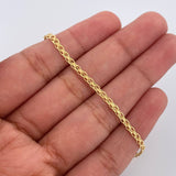 Pulso Chino 1.3gr / 6 3/4 in / 2.3mm Oro Amarillo +1 18K $ Pulso Chino 1.3gr / 6 3/4 in / 2.3mm Oro Amarillo +1 18K $