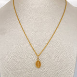 Set Cadena y Dije Lazo + Virgen Milagrosa 1.3gr / 17 3/4 in / 0.85mm Oro Amarillo 18K % Set Cadena y Dije Lazo + Virgen Milagrosa 1.3gr / 17 3/4 in / 0.85mm Oro Amarillo 18K %