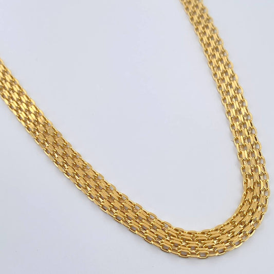 Cadena China 9.5gr / 23 1/2 in / 5.3mm Oro Amarillo +1 18K &