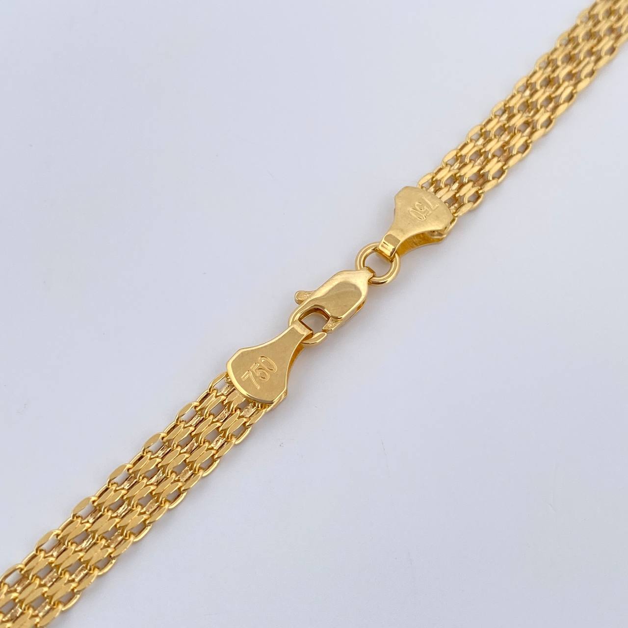 Cadena China 9.5gr / 23 1/2 in / 5.3mm Oro Amarillo +1 18K & Cadena China 9.5gr / 23 1/2 in / 5.3mm Oro Amarillo +1 18K &