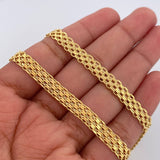 Cadena China 9.5gr / 23 1/2 in / 5.3mm Oro Amarillo +1 18K & Cadena China 9.5gr / 23 1/2 in / 5.3mm Oro Amarillo +1 18K &