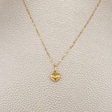 Set Cadena y Dije Flor Espejo+Corazon 0.65gr / 17 3/4 in / 0.34mm Oro Amarillo 18K $ Set Cadena y Dije Flor Espejo+Corazon 0.65gr / 17 3/4 in / 0.34mm Oro Amarillo 18K $