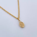Set Cadena y Dije Lazo+ Virgen Milagrosa 1.4gr / 15 3/4 in / 1.44mm Oro Amarillo 18K $ Set Cadena y Dije Lazo+ Virgen Milagrosa 1.4gr / 15 3/4 in / 1.44mm Oro Amarillo 18K $