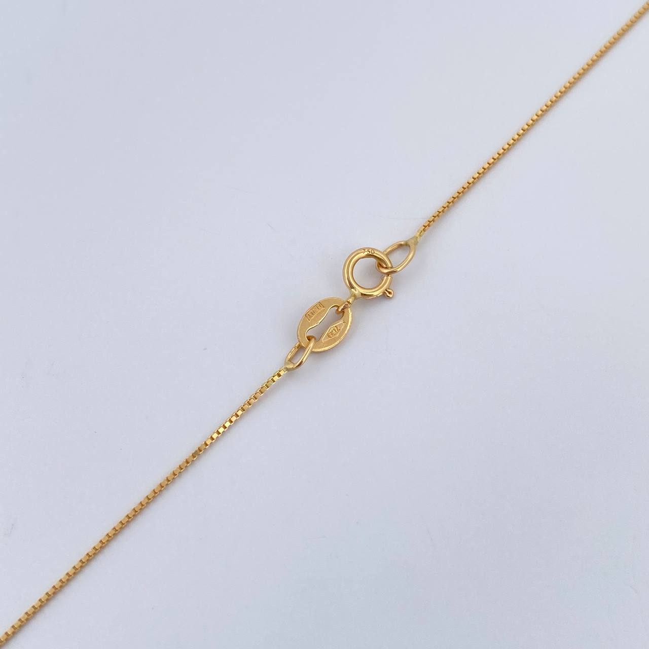 Set Cadena y Dije Veneciana+Cruz Cristo 1.8gr / 17 1/2 in / 0.53mm Oro Amarillo 18K $ Set Cadena y Dije Veneciana+Cruz Cristo 1.8gr / 17 1/2 in / 0.53mm Oro Amarillo 18K $