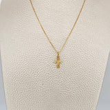 Set Cadena y Dije Veneciana+Cruz Cristo 1.8gr / 17 1/2 in / 0.53mm Oro Amarillo 18K $ Set Cadena y Dije Veneciana+Cruz Cristo 1.8gr / 17 1/2 in / 0.53mm Oro Amarillo 18K $