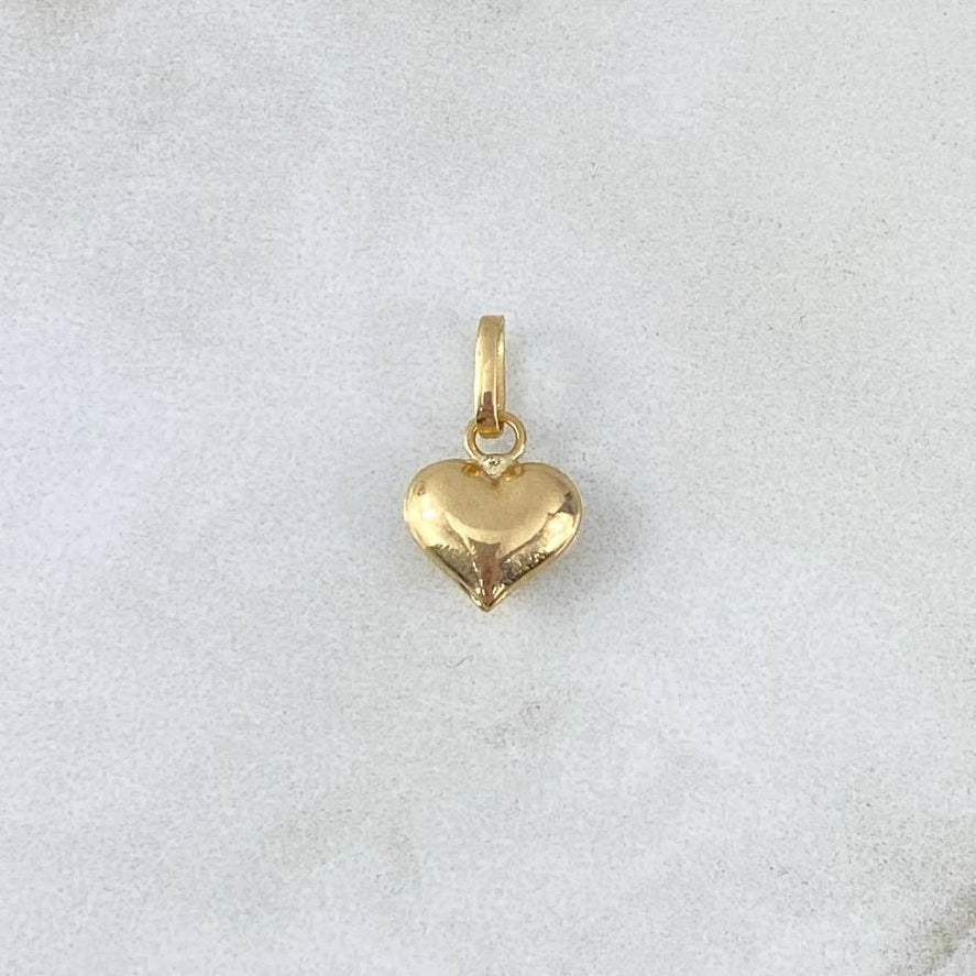 Dije Corazon 0.25gr / 1/2 in / Oro Amarillo 18K ! Dije Corazon 0.25gr / 1/2 in / Oro Amarillo 18K !