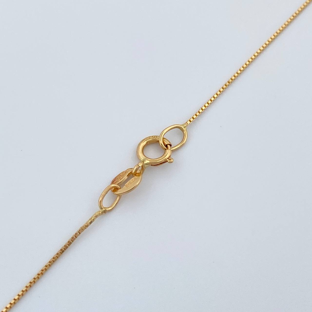 Set Cadena y Dije Veneciana+Cruz 1.35gr / 15 1/2 in / 0.45mm Oro Amarillo 18K $ Set Cadena y Dije Veneciana+Cruz 1.35gr / 15 1/2 in / 0.45mm Oro Amarillo 18K $