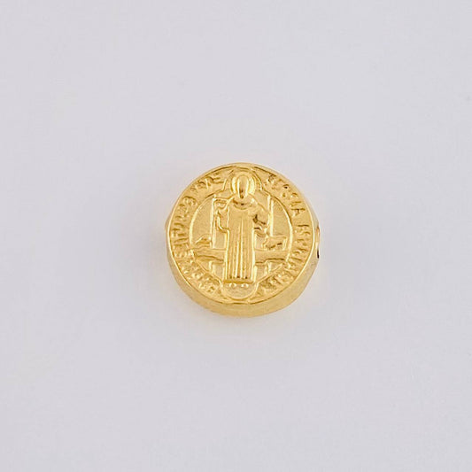 Herraje San Benito Mate 0.4g / 1/4 in Oro Amarillo 18K