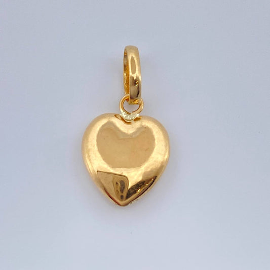 Dije Corazon 0.45gr / 3/4 in / Oro Amarillo 18K %