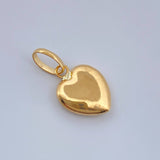 Dije Corazon 0.45gr / 3/4 in / Oro Amarillo 18K % Dije Corazon 0.45gr / 3/4 in / Oro Amarillo 18K %