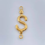 Herraje Signo Peso 0.95gr / 1 1/4 in / Oro Amarillo 18K % Herraje Signo Peso 0.95gr / 1 1/4 in / Oro Amarillo 18K %