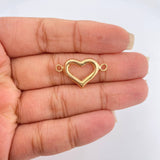 Herraje Silueta Corazon 1.15gr / 1/2 in / Oro Amarillo 18K % Herraje Silueta Corazon 1.15gr / 1/2 in / Oro Amarillo 18K %