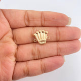 Herraje Corona 0.75gr / 1/2 in / Oro Amarillo 18K % Herraje Corona 0.75gr / 1/2 in / Oro Amarillo 18K %