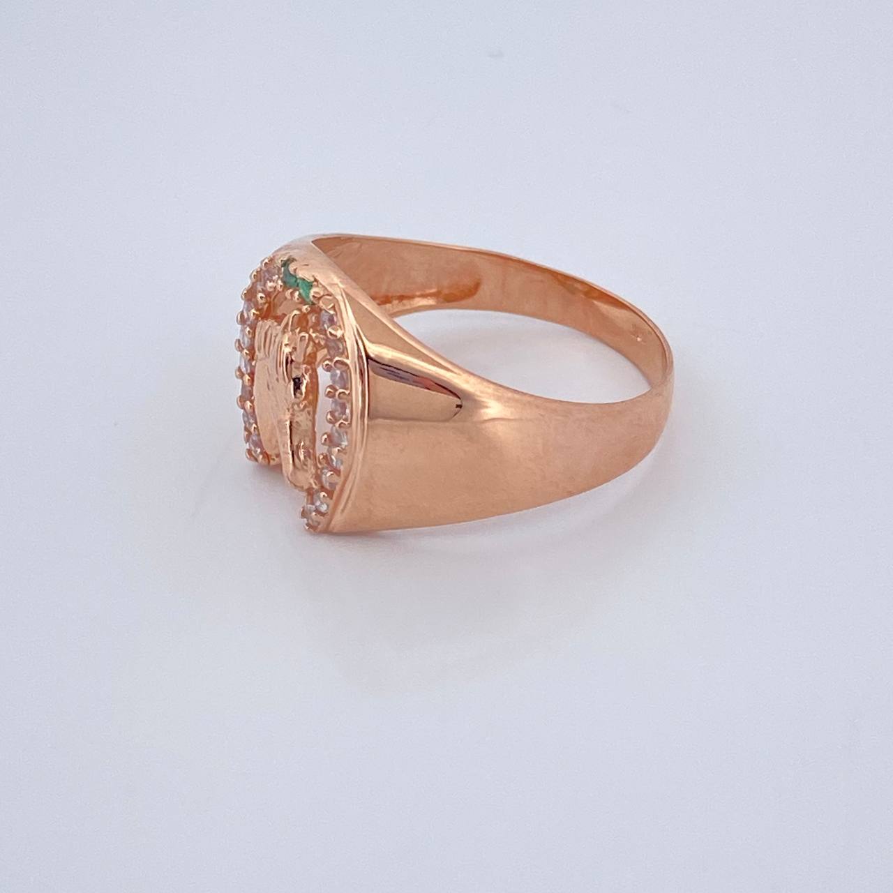 Anillo Herradura Caballo 4.9gr / T10 1/2 / Oro Rosa 18K % Anillo Herradura Caballo 4.9gr / T10 1/2 / Oro Rosa 18K %