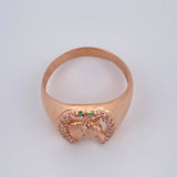 Anillo Herradura Caballo 4.9gr / T10 1/2 / Oro Rosa 18K % Anillo Herradura Caballo 4.9gr / T10 1/2 / Oro Rosa 18K %