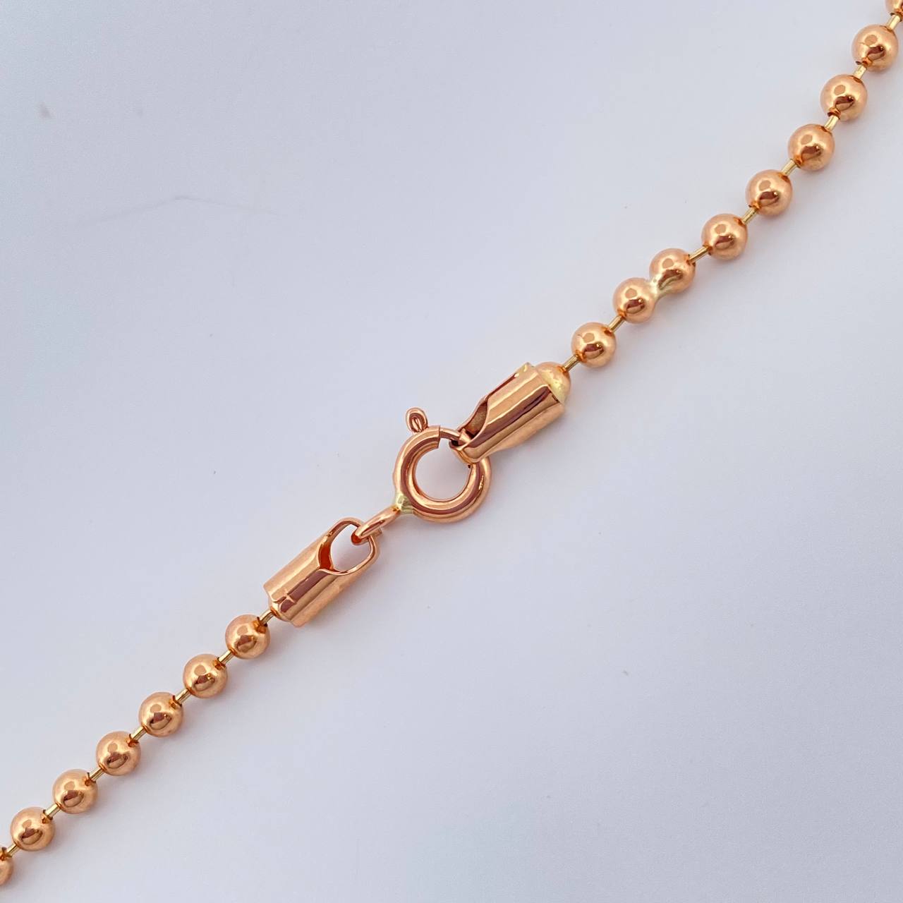 Cadena Militar 10.4gr / 20 in / 2mm Oro Rosa +3 18K % Cadena Militar 10.4gr / 20 in / 2mm Oro Rosa +3 18K %