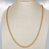 Cadena Militar 10.4gr / 20 in / 2mm Oro Rosa +3 18K % Cadena Militar 10.4gr / 20 in / 2mm Oro Rosa +3 18K %