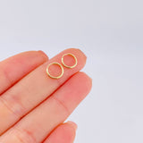 Candongas Aro 0.35 g / 1/4 in Oro Amarillo 18K