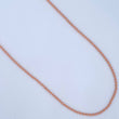 Cadena Militar 10.15gr / 24 in / Oro Rosa +3 18K &
